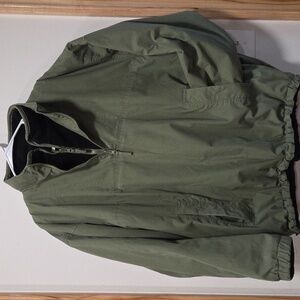 Fleece Lined Utility Pullover Field  Parka Jacket